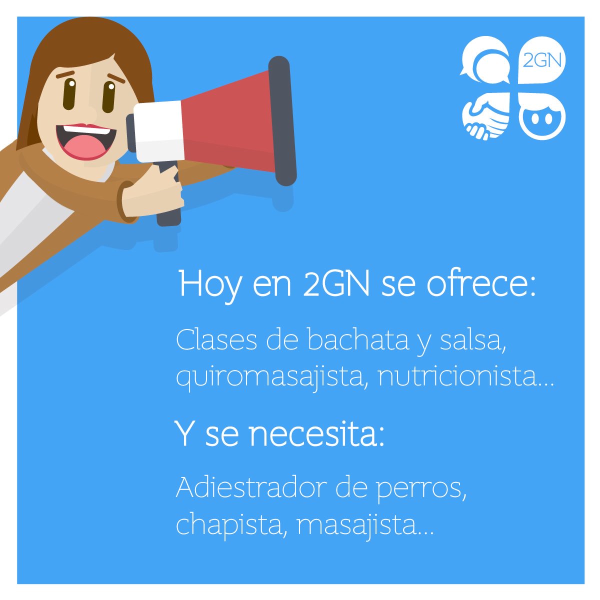 2gnsocial's tweet photo. En el barrio de la oferta y la demanda; los vecinos mandan 💪🏼 únete a @2gnapp #trabajo #tareas #vecinos #barrio #dineroextra #2gnapp https://t.co/6bsXhFfgX0