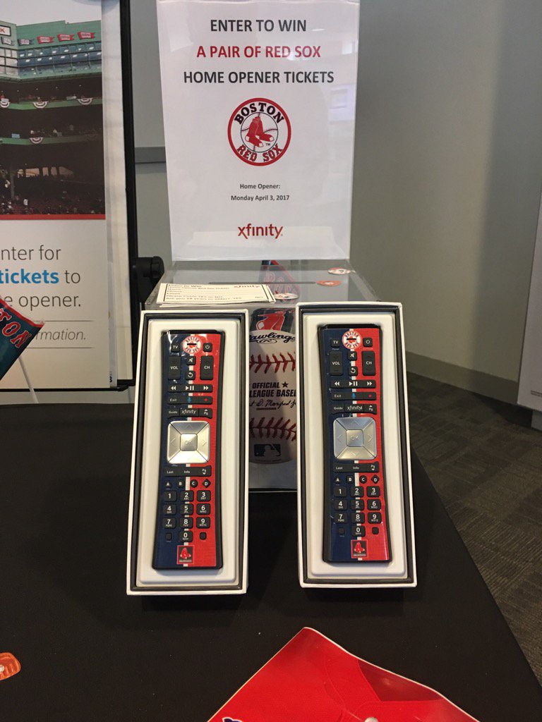 MannyVille's tweet photo. #RedSox fans: stop by our Somerville #Xfinity store 3/24 11a-1p fun with @WEEI &amp; a chance to win #OpeningDay tickets! https://t.co/4dFds45xub