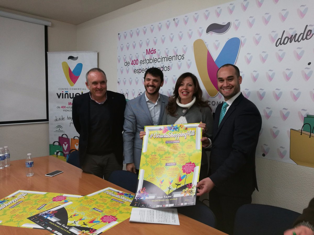 Rueda de prensa presentación de la primera #ViñuelaShoppingHill . ¡El día 1 de Abril lo pasaremos en grande y a lo grande!