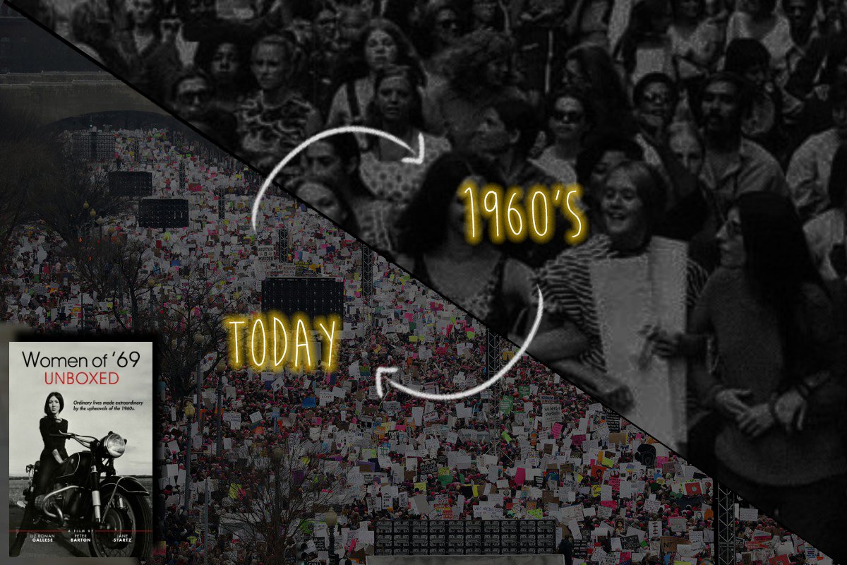 RT: Join <a href="/Womenof69/">Women of '69 Unboxed</a> Producer Liz Roman Gallese in her hometown TODAY at 12:30 pm for a LIVE Q&amp;A at the Wellesley Community Center.