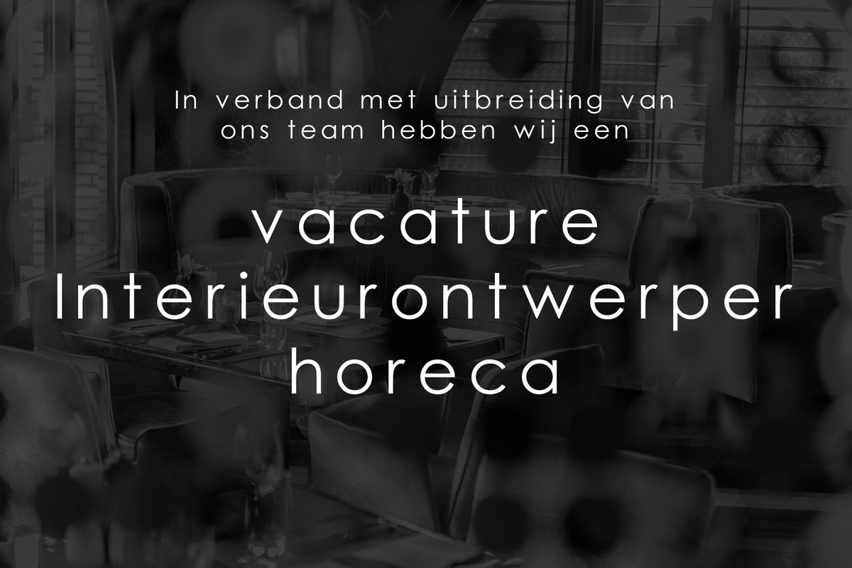 Wij zoeken een nieuwe collega! Interesse? Stuur voor vrijdag 7 april je sollicitatie! bit.ly/2mzkKCK
