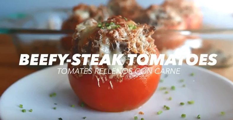 NortheastBeef's tweet photo. Try these Beefy-Steak Tomatoes that combines beef & veggies by @FitMenCook #BeefUp #BestForkForward https://t.co/xDmoKlEzmb https://t.co/ioeHhYolrI
