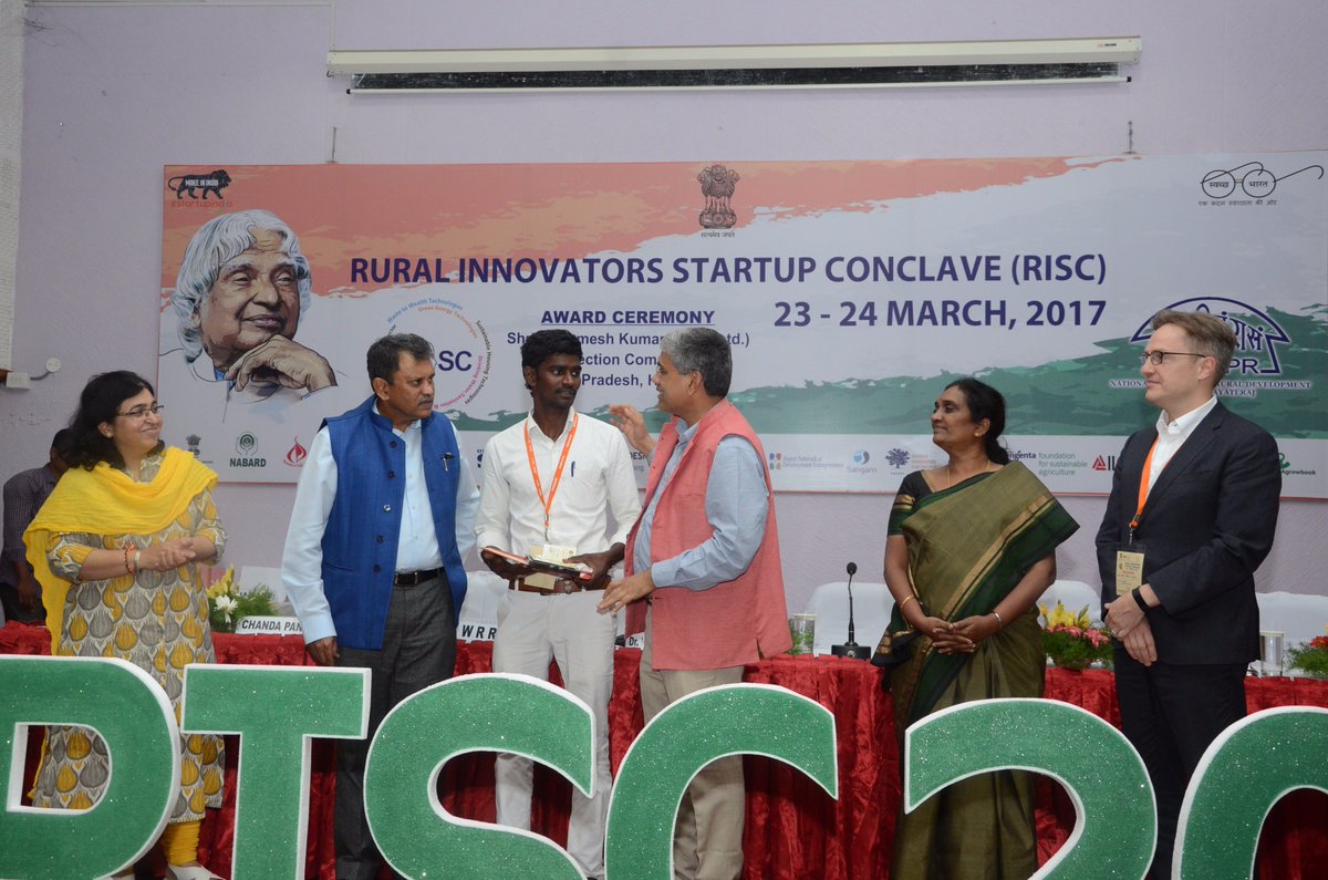 The National Institute of Rural Development &amp; Panchayati  Raj (#NIRDPR) today presented India’s first focused #RISCAwards2017'