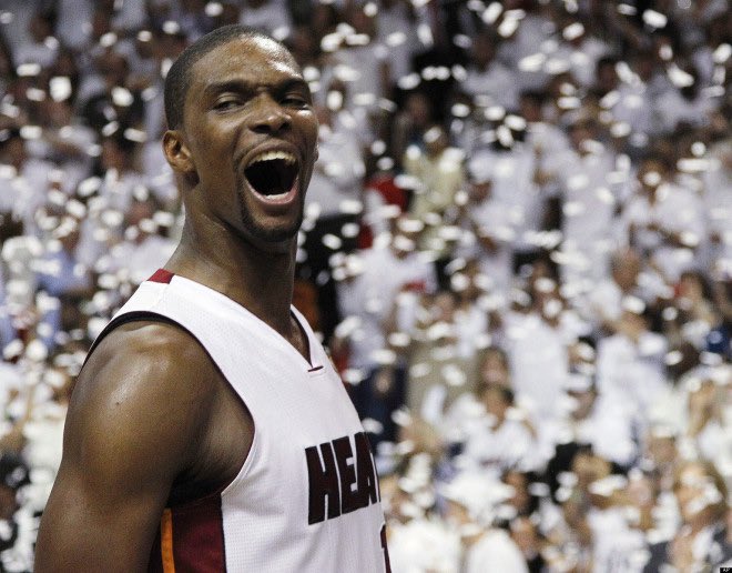 Happy birthday, Chris Bosh. No. 1 turns 33 today. 