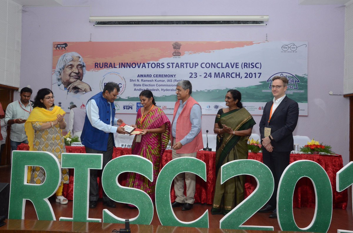 NIRD&amp;PR will put in efforts to ensure that these products which are at their nascent stage,will receive all the support. #NIRDPR #RISC2017