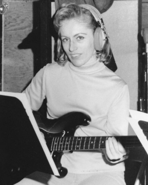 Happy Birthday bassist Carol Kaye 82 today!  Played on est. 10,000 sessions, many hits. Part of the Wrecking Crew.   