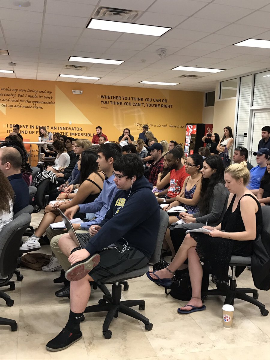 mkerly's tweet photo. @HCCFL #startuptoolbox Wow what a morning! @profandygold @NACCE #studenttreps @workingwomentb @LafekFekete https://t.co/oqyPexHGzr