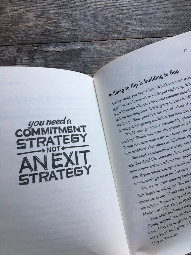 berlindebz's tweet photo. Great book by @jasonfried &amp; @dhh on changing the way you work! #rework https://t.co/EE5fPSDEWR