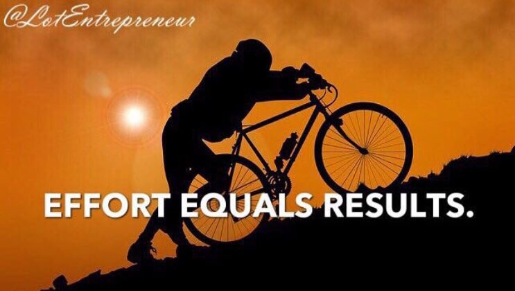 Invest in on Twitter: "Effort Equals Results. #FridayFeeling #morningjoe #morningmotivation #FridayMotivation #FlashbackFriday #Entrepreneur #quote https://t.co/fWzQ9t1XCO" Twitter