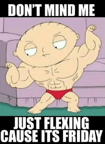 FLEXIN' FRIDAY:
#Stewie #LAVAstrong #NeutralSpine #ExerciseSafety