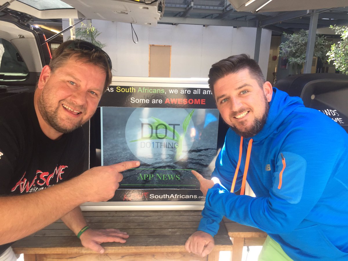 DOTChallenge's tweet image. Thank you for @GuyMcDonald and @AwesomeSAonline for doing the live interview today #DOTChallenge @braammalherbe