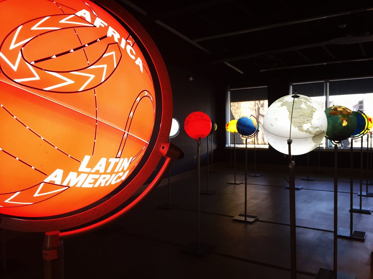 HoodMuseum's tweet photo. "Ingo Günther: World Processor" OPENS TODAY at Hood Downtown! #IngoGünther #WorldProcessor #lookfortheHMA #Dartmouth #hoodmuseum https://t.co/chrnPoHVVv