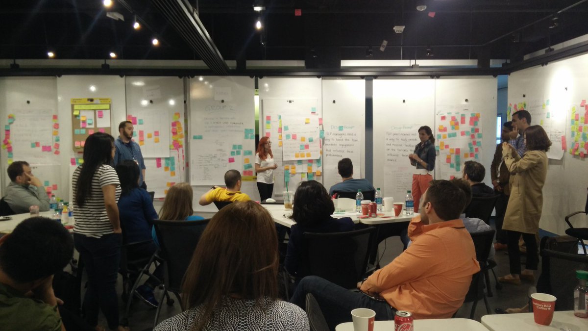 Design thinkers from the globe in action at IBM. Its building a new era of employees who solve by design thinking. Love it Proud of it.