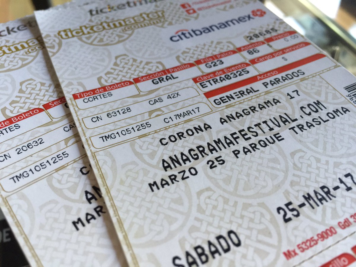 Setlist_me's tweet photo. Tenemos 2 cortesías para el @AnagramaFest solamente da RT RT y click aquí para participar https://t.co/D6RBIzM9DF #CoronaAnagrama17 https://t.co/iIZwyJtd2u