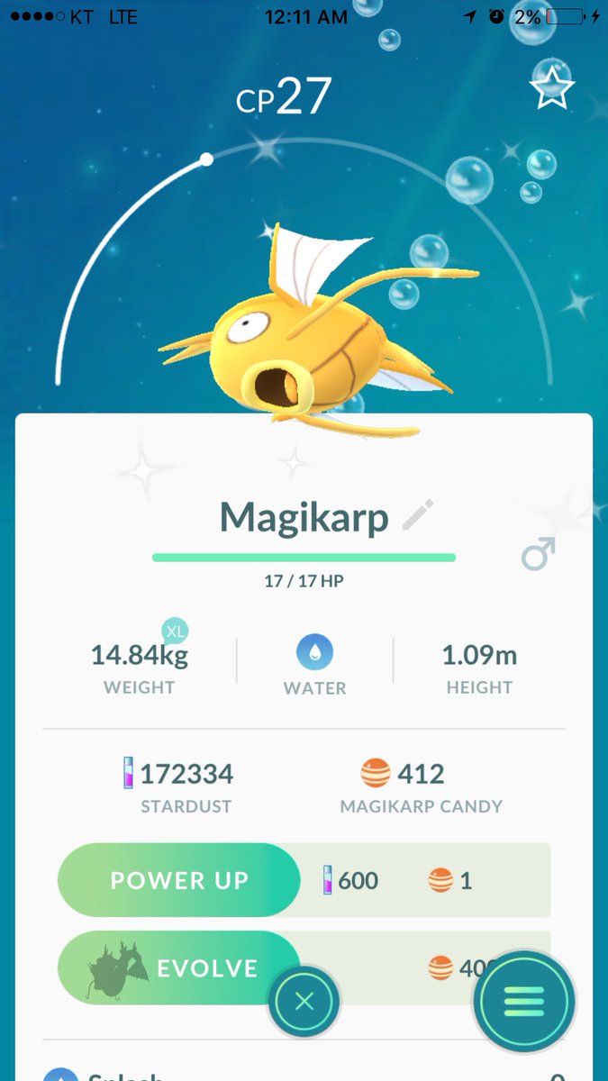 alexdadoof's tweet photo. @trnrtips hey nick! Caught me a shiny Magikarp here in Japan! :) https://t.co/NIEDgzjuyE