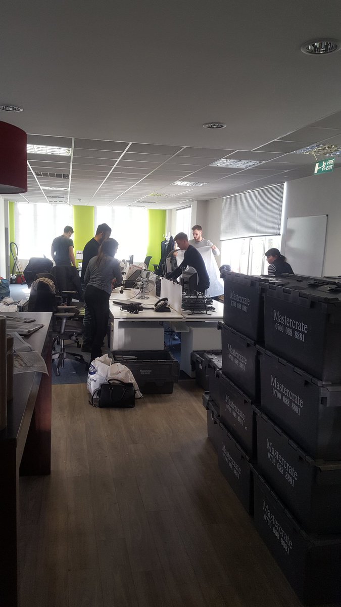 FourPAnews's tweet photo. The team making the final preparations for the big move to @fourcomms
#GoodbyeICG
#HelloFour https://t.co/BusQYNSYAu