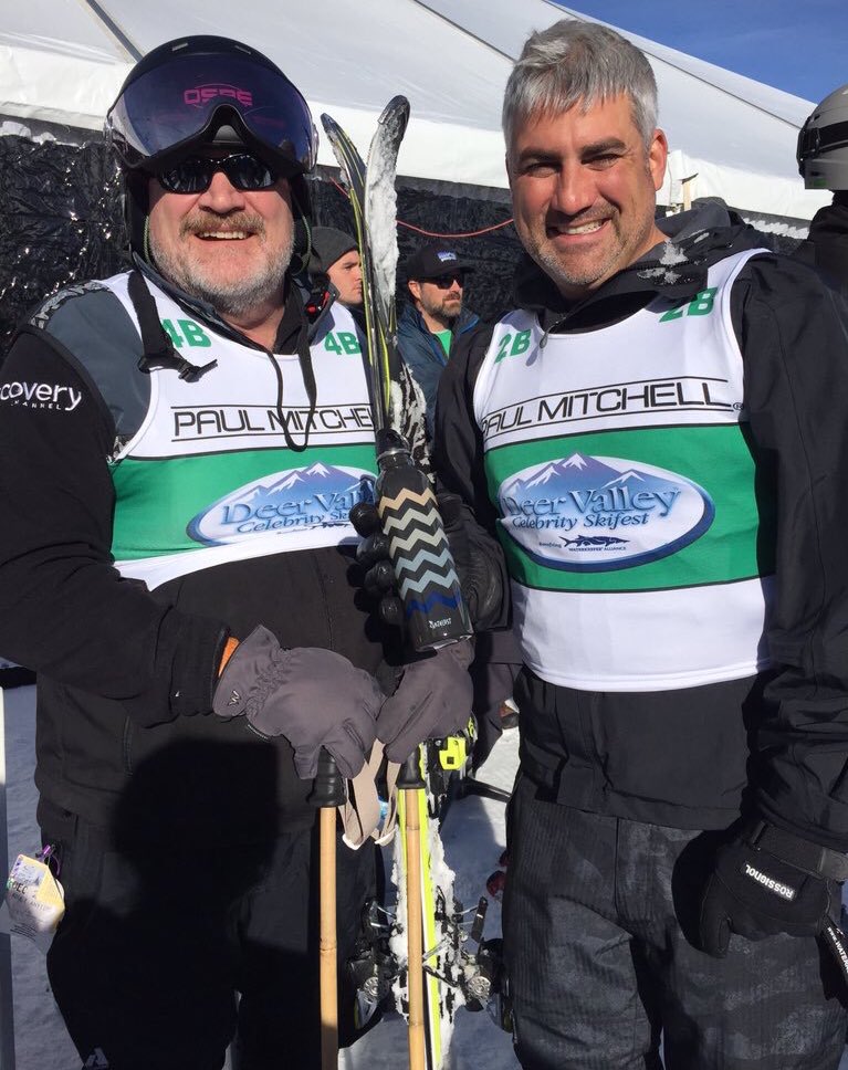 OSBE_HELMETS's tweet photo. #FBF @crabwizard & @TaylorHicks @DVSKIFEST @Deer_Valley. #Skiing for a great cause @Waterkeeper. #CleanWaterMatters #SkiGoggleFree #OSBEUSA https://t.co/zM0njlZBDZ