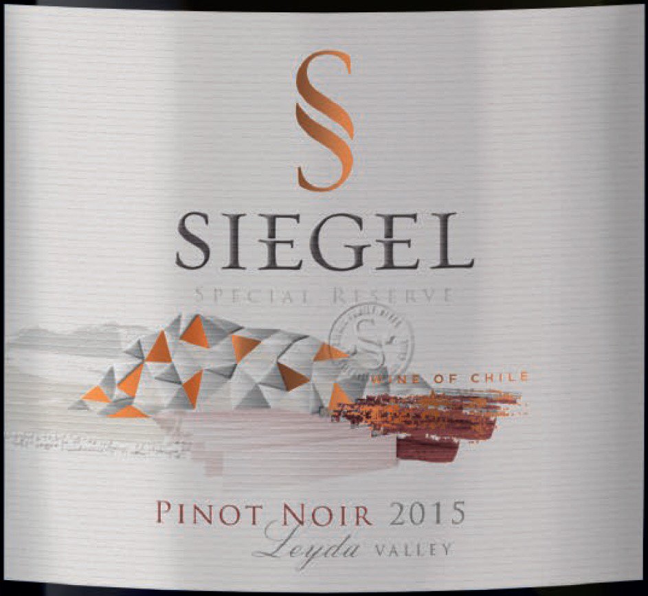 2015 <a href="/SiegelWines/">Siegel Wines</a> Pinot Noir Leyda Valley offers aromas of roses, fresh strawberries and cherries. Elegant tannins and bright acidity. #wine