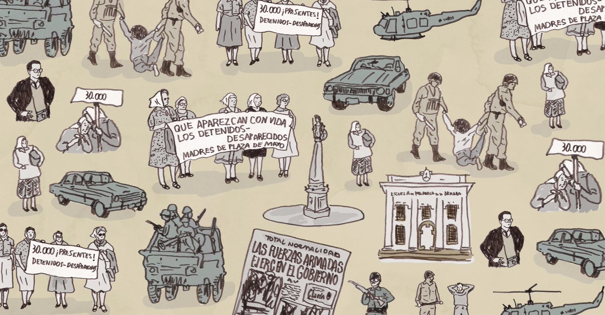 revistanan's tweet photo. #NuncaMás Memoria, Verdad y Justicia. ✊
Ilustración: Paula Sosa Holt. https://t.co/EDawewsTHx