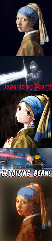 あれこれ日本ビームで変換させちゃう Japanizing Beam と3コマ大喜利が海外で流行っているらしい Togetter
