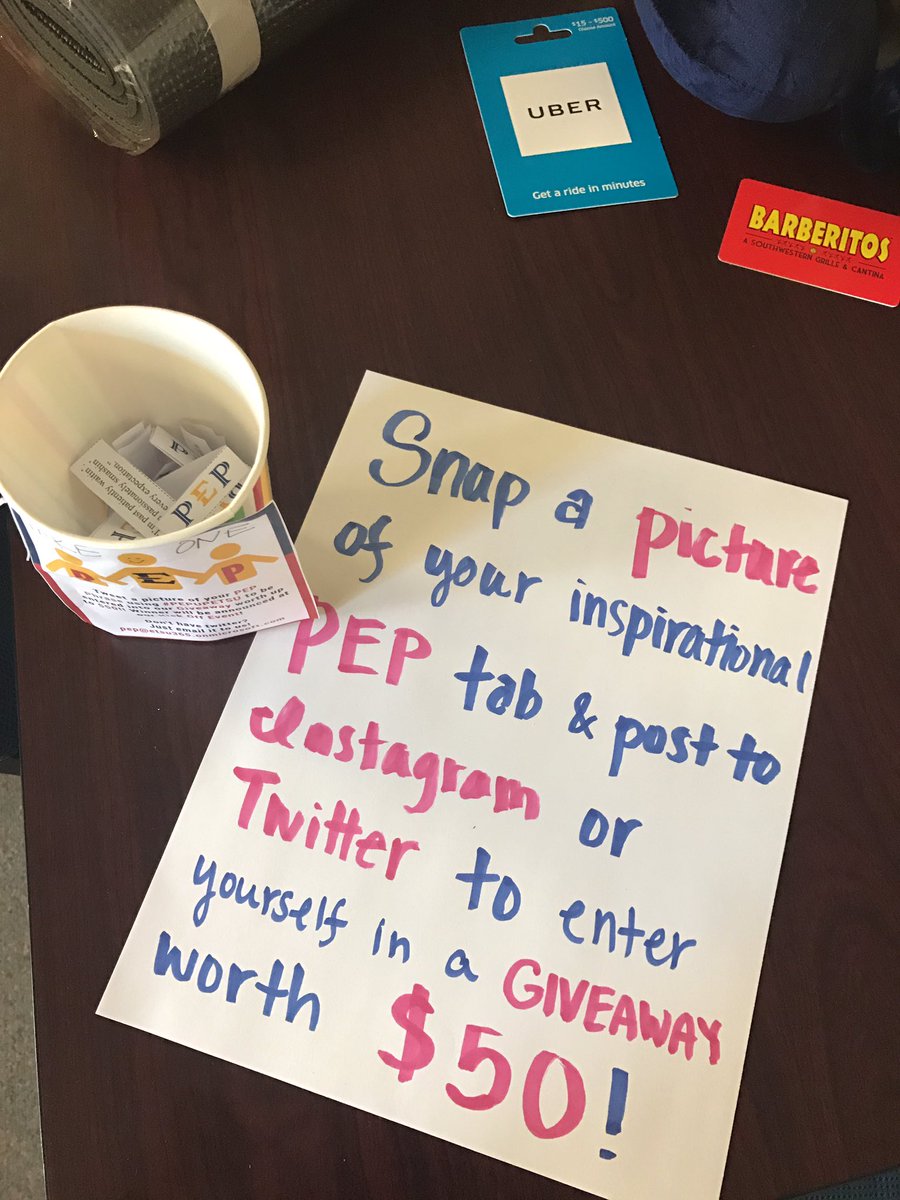 Sneak peak of our giveaway items! Grab a quote in Lamb Hall to pep up your day &amp; enter! #PEPUPETSU