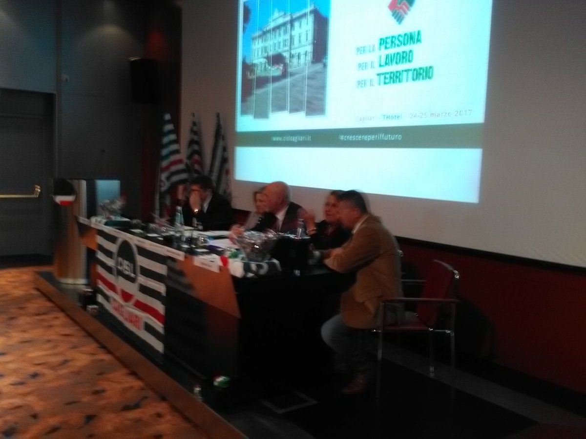 cisl_sardegna's tweet photo. È iniziato in questo momento il X Congresso Territoriale della #CISL di Cagliari. #rimascitasarda #crescereperilfuturo https://t.co/PTpDl93vDS