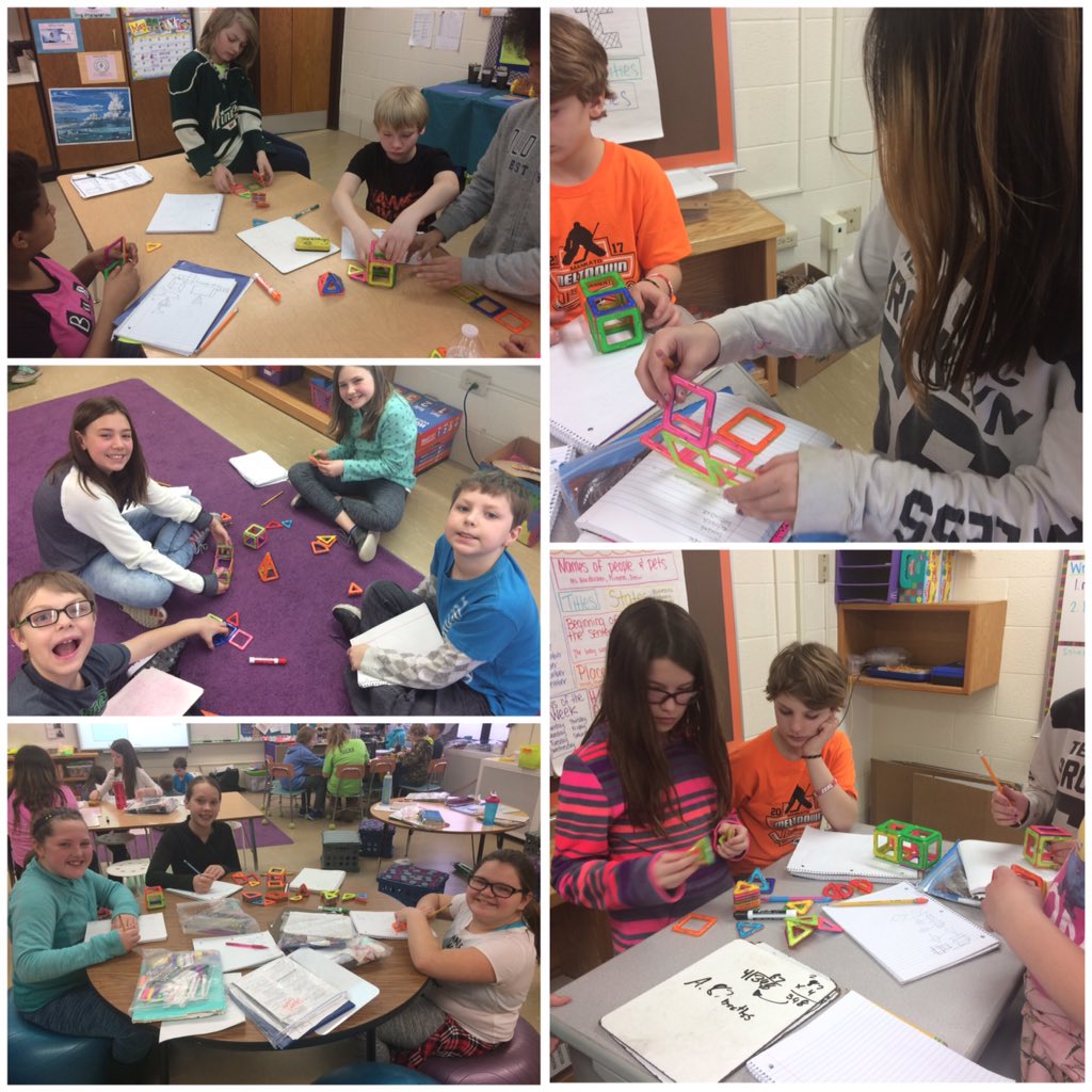 wescott106's tweet photo. @MAGFORMERSLLC @AlbertLeaSchool @KristenSeeger We ❤ these! What an awesome way to see 3D and their nets! #handson @cquisley @nicksofio https://t.co/S746vvTHE7