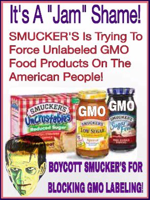 rosevine3's tweet photo. BOYCOTT @smuckers IT'S A JAM SHAME THEY HIDE GMOs IN FOOD @TheGOPJesus @pgoeltz @GMOFreeJan @OVERSEASBRATS @M1keMa1n @Perceiver1219 https://t.co/iZgUTWY26x