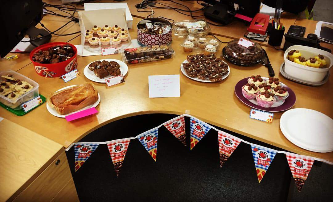 powertecnique's tweet photo. Today's @powertecnique bake sale has raised £107.85 for #RedNoseDay!  #bakeamillion https://t.co/oNfWWFhRQP