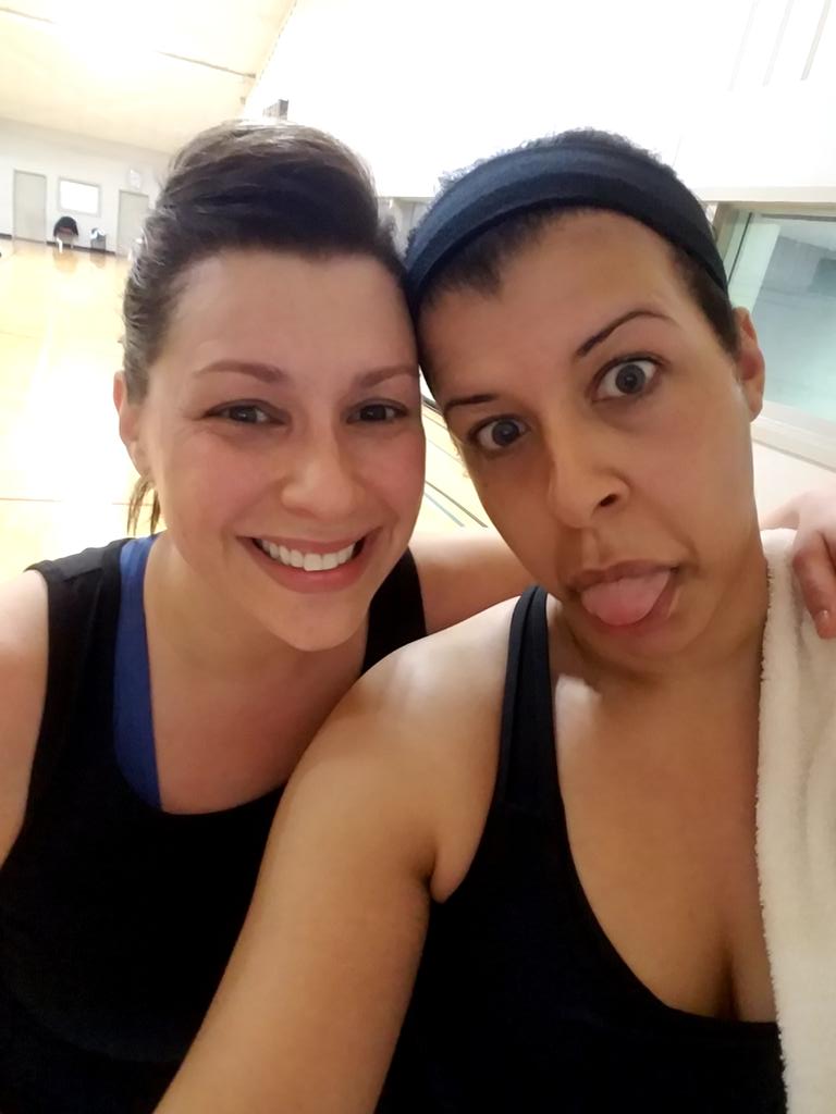 vanmetera's tweet photo. @DSterlingWANDTV here we are in all of our post Tabata glory! Have a great weekend! https://t.co/hpKI2JYmRV