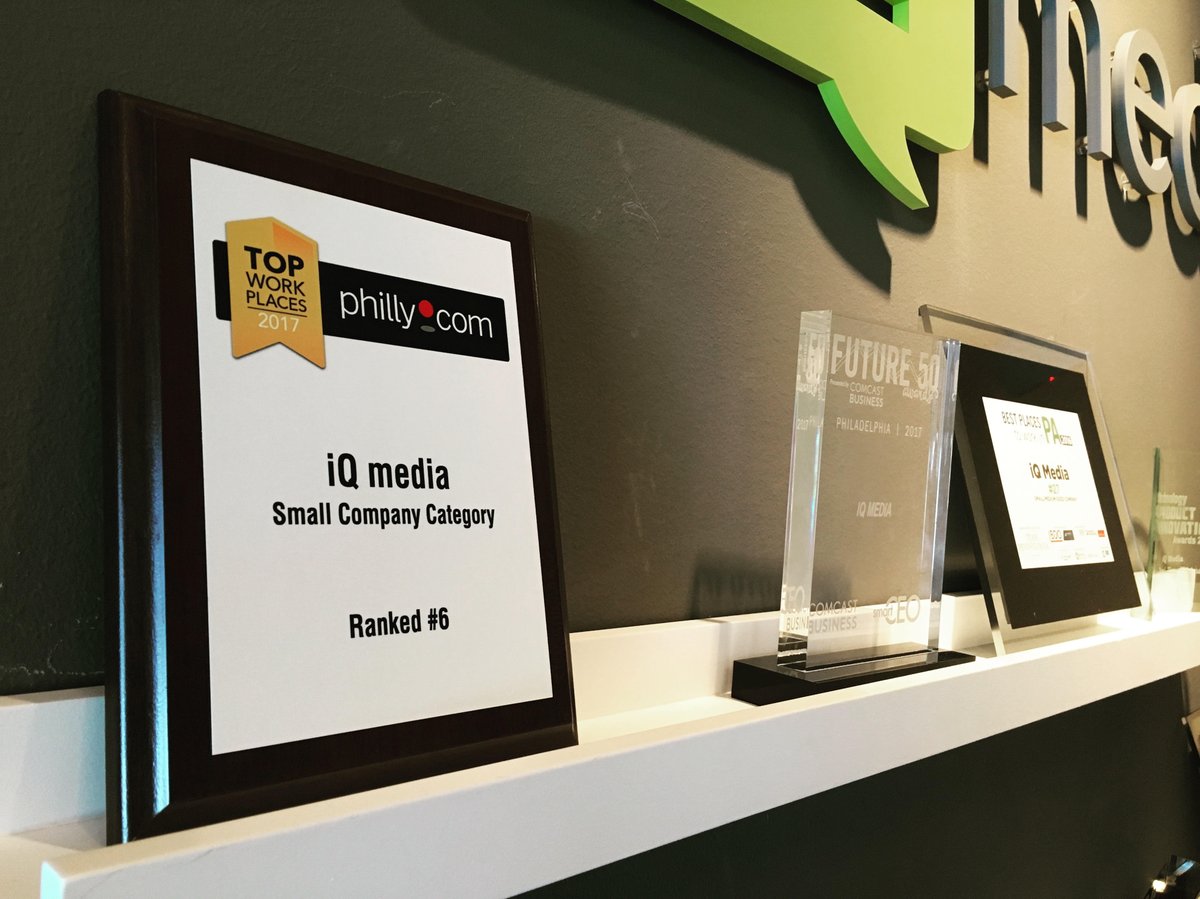 iQDerek's tweet photo. .@iqmediacorp has been ranked #6 in https://t.co/xBSFn8wwAd's Top Workplaces for 2017! Proud to work here! https://t.co/nV57yUmRWd #careers https://t.co/DEh6f4mF3n