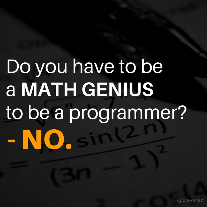 cleverqazi's tweet image. One of the biggest #programmingmyths ever...