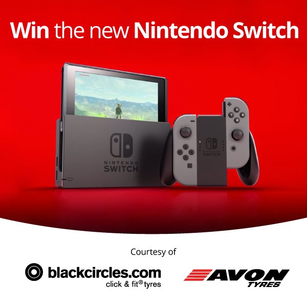 Blackcircles.com (@blackcircles) on Twitter photo 🎮#WIN a NINTENDO SWITCH🎮Courtesy of <a href="/AvonTyres/">Avon Tyres</a> RT&F <a href="/blackcircles/">Blackcircles.com</a> for a chance! More ways @ goo.gl/MD5PZo
#Giveaway ends 30/4/17 🎮#WIN a NINTENDO SWITCH🎮Courtesy of <a href="/AvonTyres/">Avon Tyres</a> RT&F <a href="/blackcircles/">Blackcircles.com</a> for a chance! More ways @ goo.gl/MD5PZo
#Giveaway ends 30/4/17