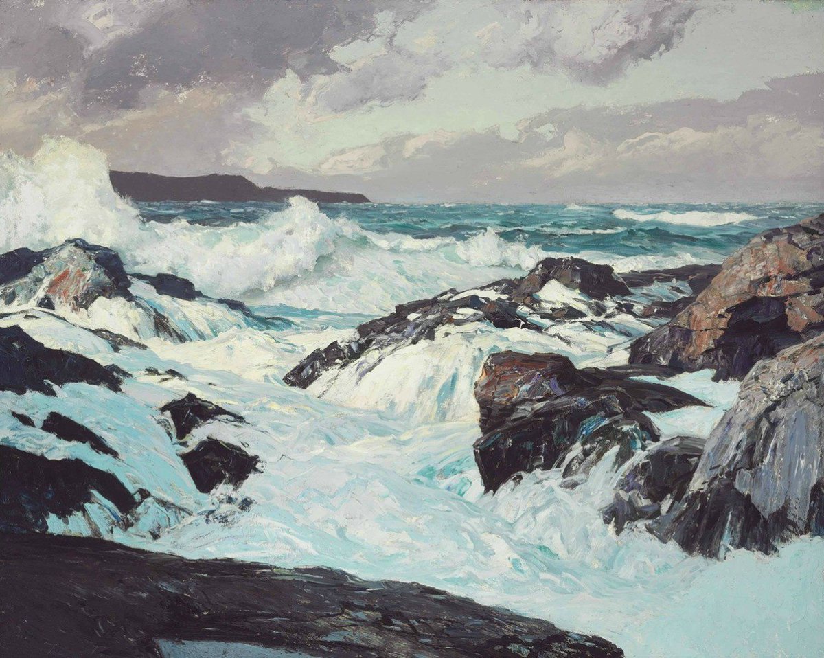 CGdrawing's tweet photo. Sea gesture. 
19th century painter Frederick Judd Waugh obsessed with the beauty of the sea, most of his life works are depicting the sea. https://t.co/0rcf2wxDH9
