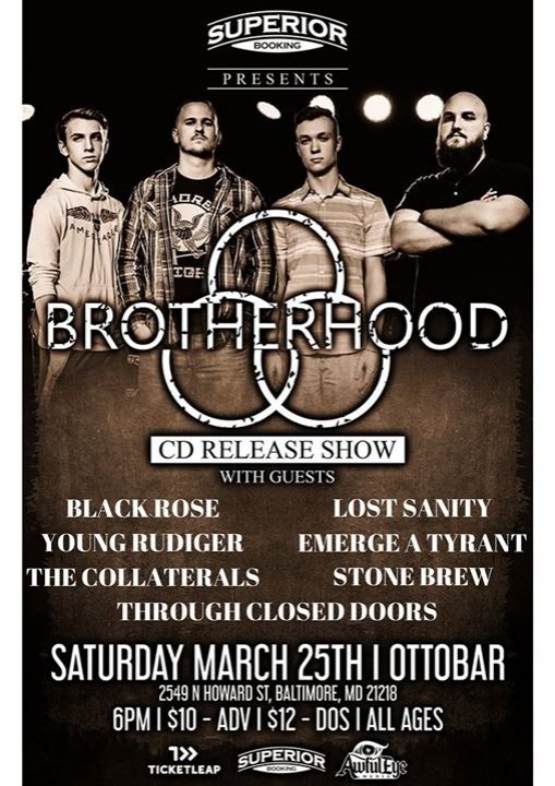 EmergeATyrant's tweet photo. Tomorrow come out to the Ottobar in Baltimore MD and see us throw down with some great local acts! #mdmetalbands https://t.co/WrTGyoMQoN