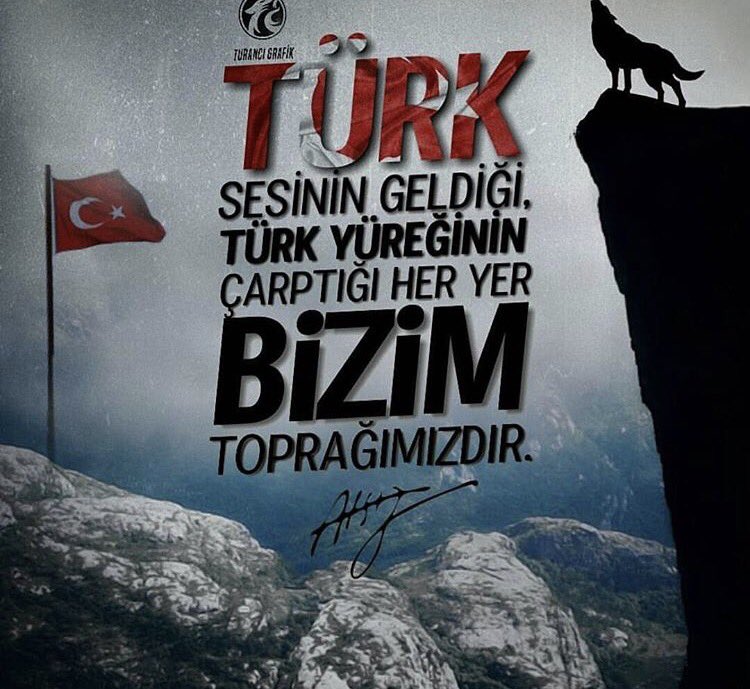 TÜRK YÜREĞİNİN ÇARPTIĞI HER YER BİZİM!!!
#TÜRK 
#VATAN
#BirleşenTürkçüDüşünce 
#Turan