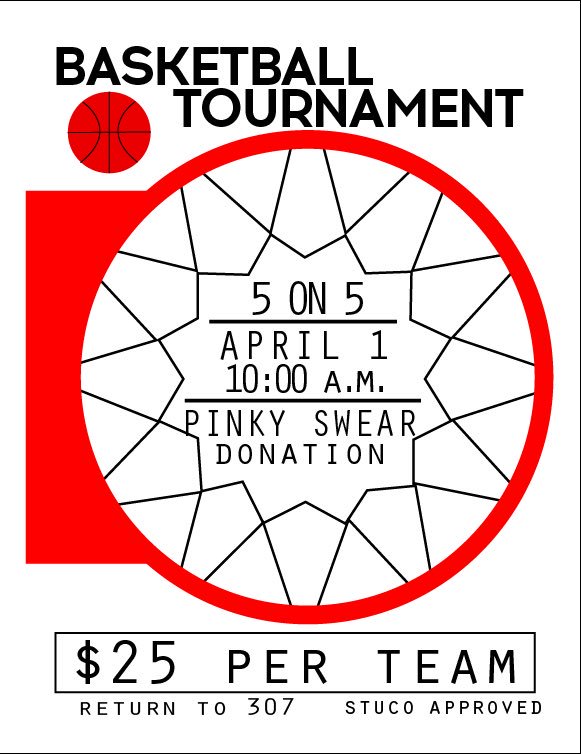 STUCOSME's tweet photo. Grab you friends and sign up for STUCO's basketball tournament next Saturday, April 1!! Details below! https://t.co/iGE7nKs6w3