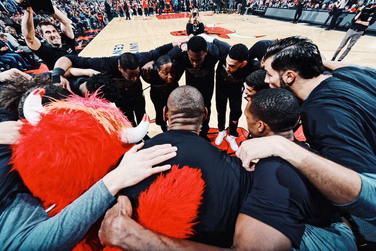chicagobulls's tweet photo. Playoff tickets on sale now: https://t.co/vSek5W1DKo https://t.co/0C1vJFksw0