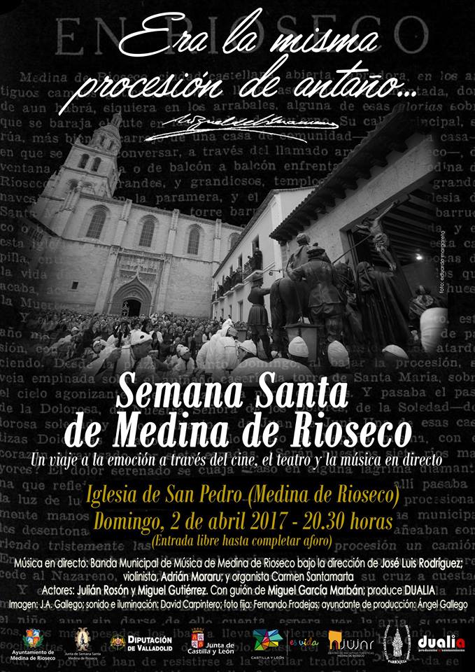 El próximo domingo 2 de Abril volveremos en #MedinaDeRioseco a poner la banda sonora al espectaculo #EraLaMismaProcesionDeAntaño #SSRioseco