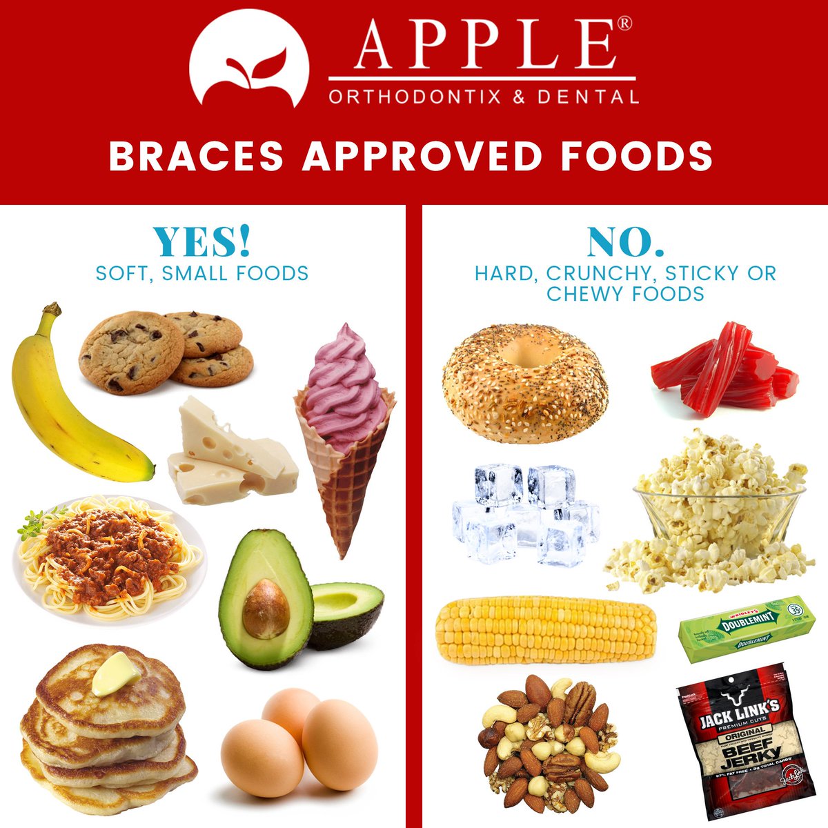 soft healthy foods to eat with braces