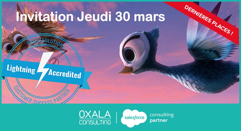 OxalaConsulting's tweet photo. Jeudi 30/03 - Tutoriel Migration #Lightning : Dernières places disponibles ! Inscrivez-vous vite : https://t.co/ALZDaT5Cx2 #RelationClient https://t.co/K121vVJ6kC