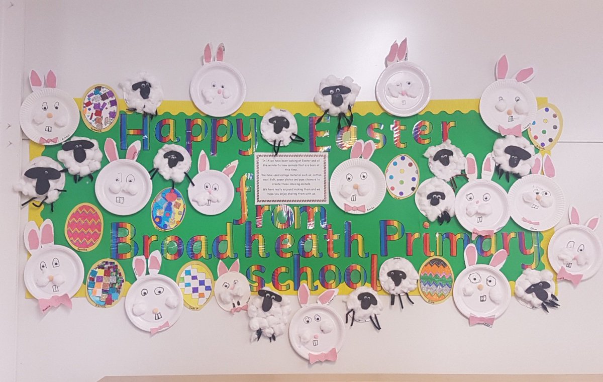 Lovely Easter display in <a href="/asdaaltrincham/">Community Champion</a>  from the children of Broadheath Primary School <a href="/BPSBestPractise/">Broadheath Primary</a>