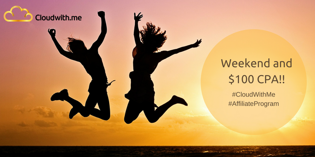 Cloudwith_me's tweet photo. Start Your Weekend Getting $100 CPA With The #CloudWithMe #AffiliateProgram! Read more here - https://t.co/7CWoFPDJRe https://t.co/ym1gr5okh1