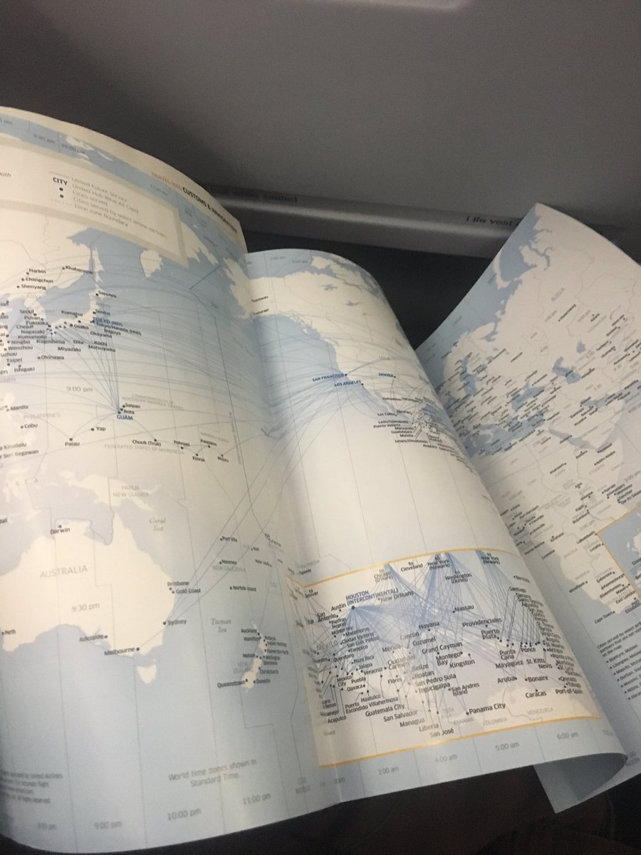 Instead of showing the map on the screen I have a literal atlas.