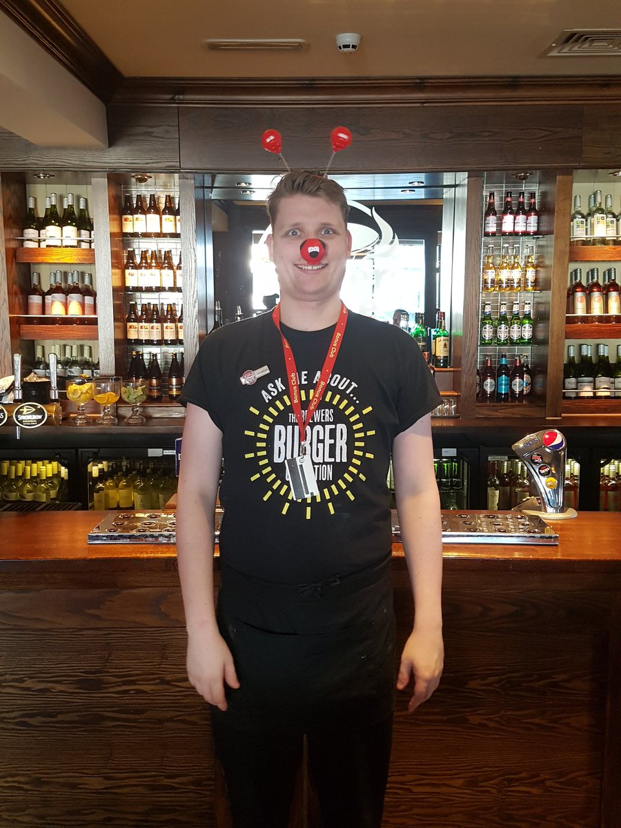 JB doing his bit for red nose day, anyone for a smash'n'stack? <a href="/WeAreSUGM/">WeAreSUGM</a> <a href="/MikeIrving99/">Mike Irving</a> <a href="/hawkeye1070/">Ian Hawkswood</a>