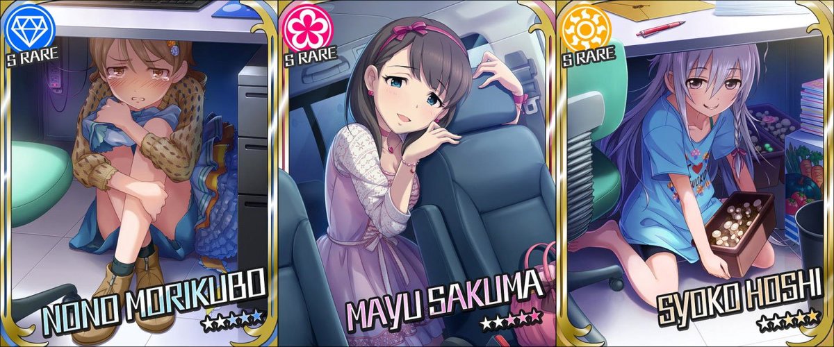 imascg_units's tweet photo. アンダーザデスク : Under the Desk

Nono Morikubo, Syoko Hoshi, &amp; Mayu Sakuma https://t.co/d0CxrOqLYd
