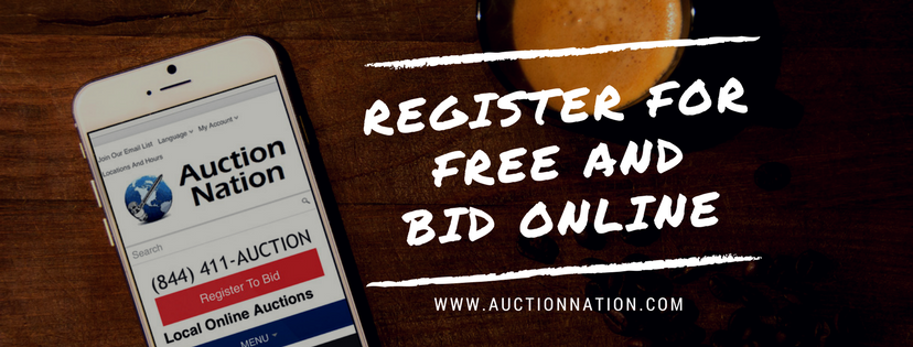 AuctionNation's tweet photo. Not yet a registered bidder? Try bidding online today! Register here: ➡️https://t.co/2swsNbGPbk #YouBetIBid #AuctionNation🌎 https://t.co/bXEyytazCQ