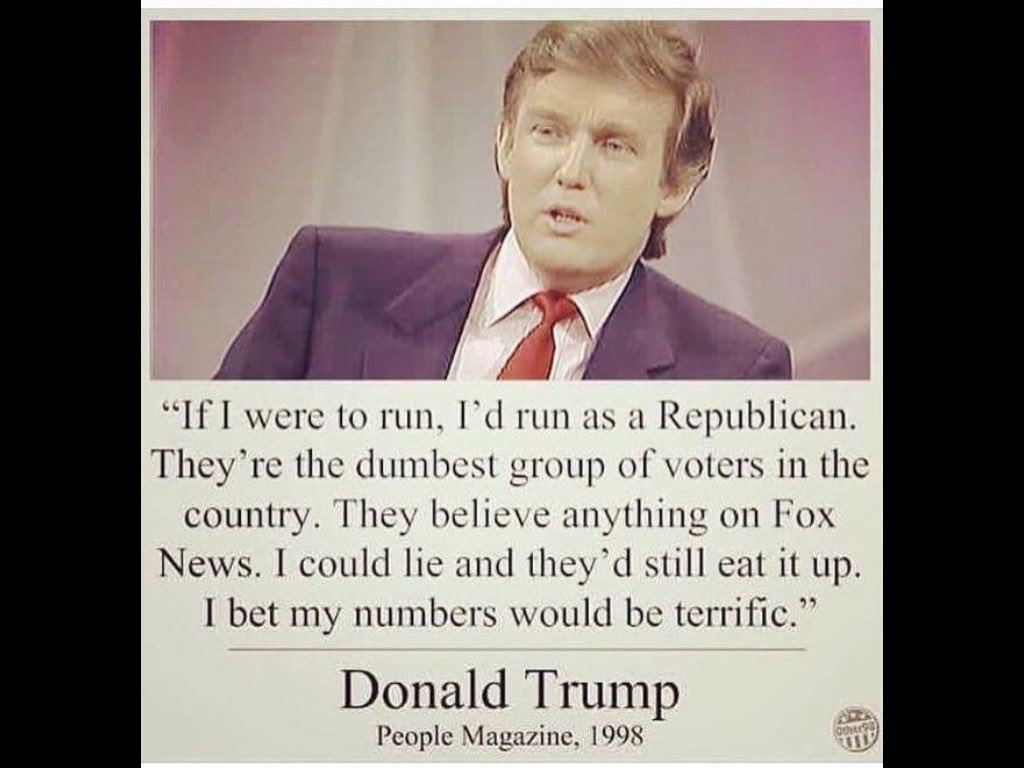 MarilynT4's tweet image. .@HouseGOP Even I have a better opinion of some of you. But not your #CommanderAndChief‼️