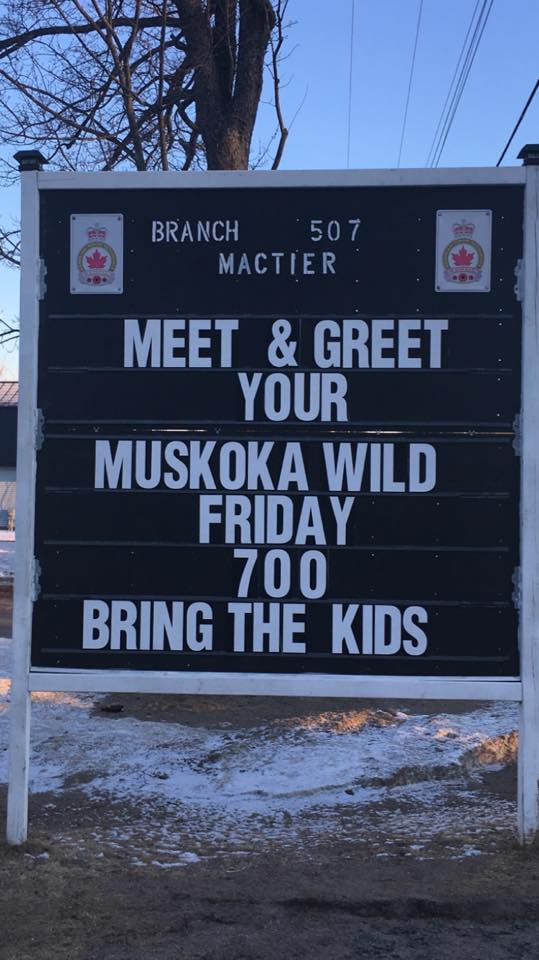 Join the Wild tonight as we say thanks for a great season. Autographs, pictures and giveaways for kids. MacTier Legion @ 7pm.  #WildNation