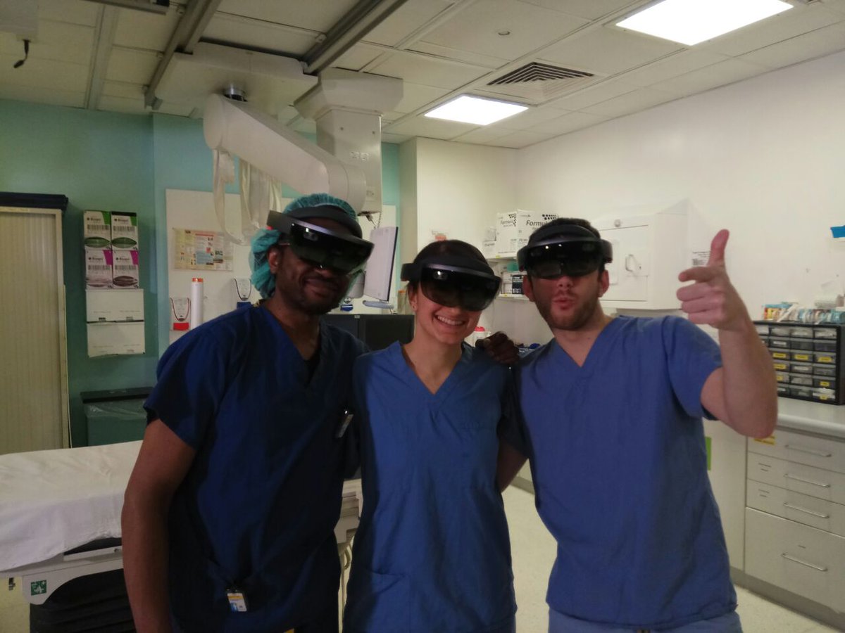 peachlab's tweet photo. PEACH Reality - Hololens fun at work!! https://t.co/X2xZfPR16P